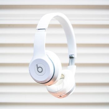 White Beats Headphones