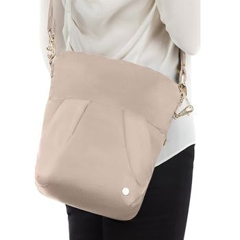 Pacsafe Citysafe CX Anti-Theft Convertible Crossbody Bag Tan
